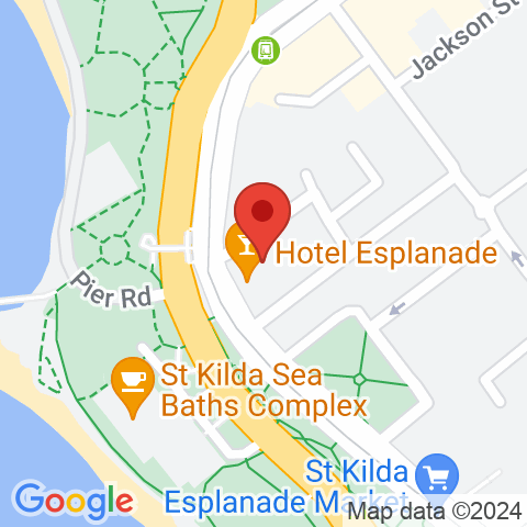 Map of Hotel Esplanade