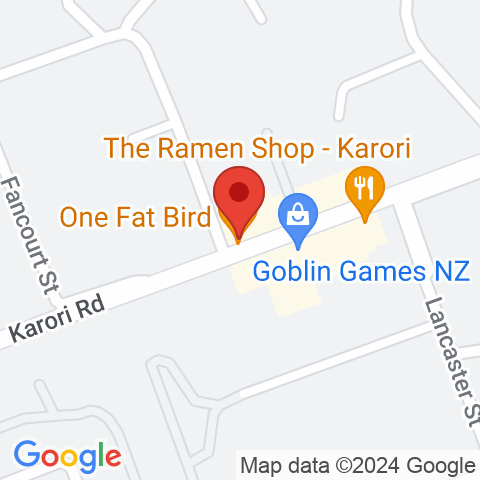 Map of One Fat Bird